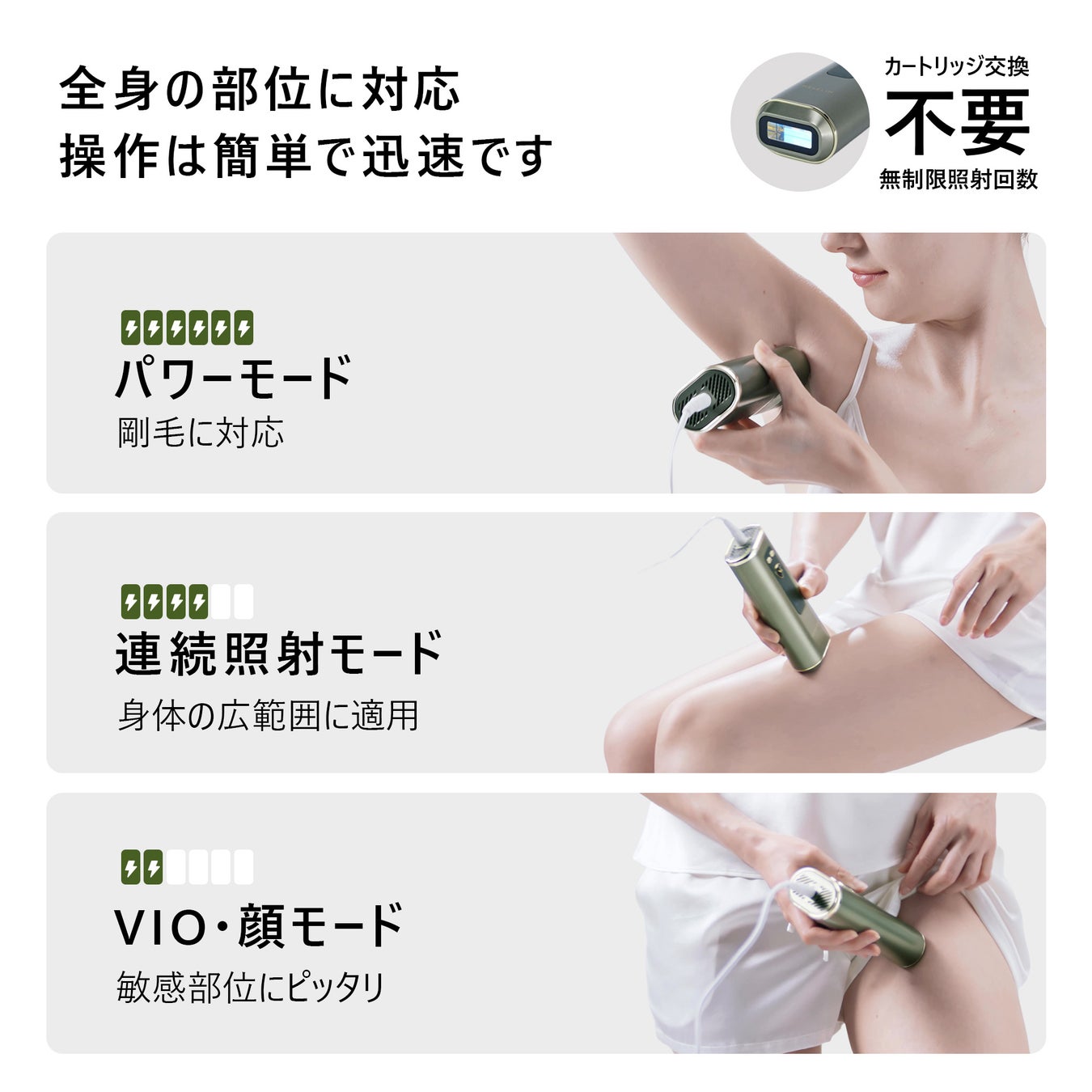 「男性脱毛の福音」MEGELIN MAX POWER脱毛器、新登場!!北米地域で大人気の商品がついに登場しました!のサブ画像5