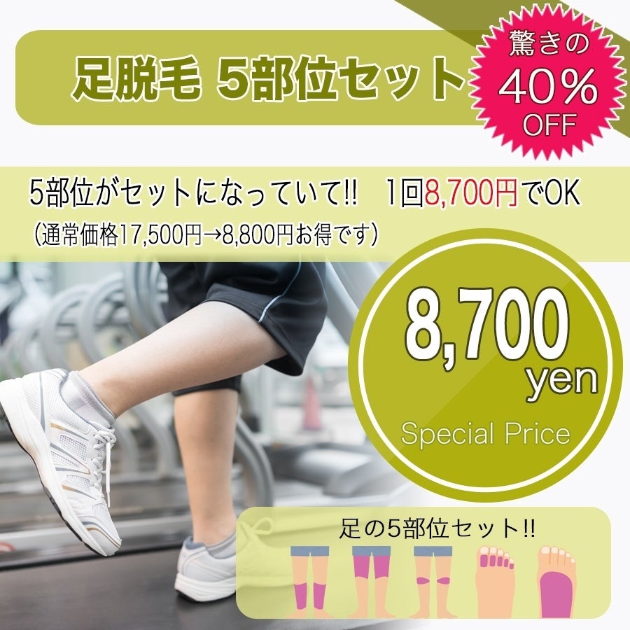 【ボディ脱毛&足脱毛40%OFF】メンズ脱毛NAX五反田店限定!胸毛もワキ毛もすね毛も!とことんお得に!のサブ画像3